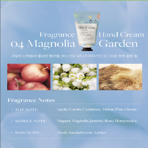 Crema de Manos Perfumada con Ácido Hialurónico, Aroma a Jardín de Magnolia, Origen Corea, Envase en Tubo para Mujer - Product Image 2