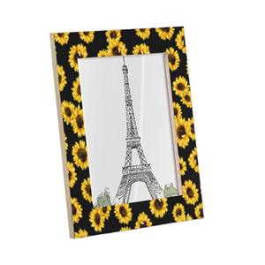 Marcos de Fotos Decorativos Contemporáneos de Resina de Vidrio Transparente Colorido, Ecológicos, de Madera, para Mesa, para Hogar y Restaurante, Gran Venta - Product Image 4