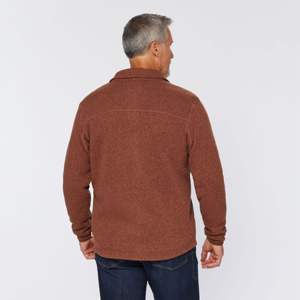 Ropa de invierno suave y duradera de la chaqueta de lana de los hombres superiores de encargo del OEM - Product Image 4
