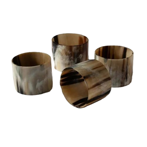 Servilleteros de buey de búfalo sostenibles, ligeros, duraderos, hechos a mano, elegante servilletero de cuerno de Búfalo en Stock al mejor precio - Product Image 3