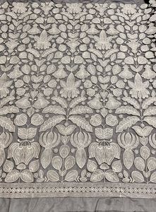 Tela de red bordada al por mayor para vestidos de novia a precio de fábrica de un fabricante y proveedor indio de confianza - Product Image 4