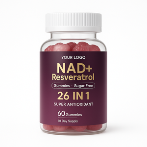 Suplemento de Beleza em Goma Antioxidante Resveratrol NAD+ Sem Açúcar e Sem Glúten para Cuidados com a Saúde, Fabricação ISO - Product Image 1