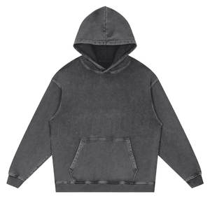 Sudadera con capucha de lavado ácido Ajuste regular Sudaderas personalizadas de alta calidad Sudadera con capucha de algodón Sudaderas con capucha de lavado ácido completamente personalizables - Product Image 3