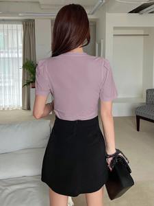 เสื้อยืดผ้าฝ้าย100% สำหรับผู้หญิงกำหนดได้เอง - Product Image 2