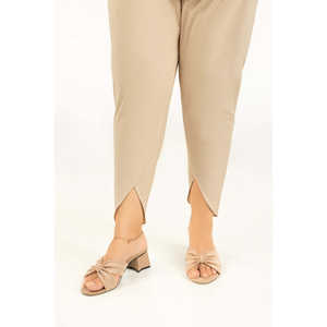 Pantalones Modestos Khaddar Dyed Tulip Shalwar IPT-55344 - Product Image 3