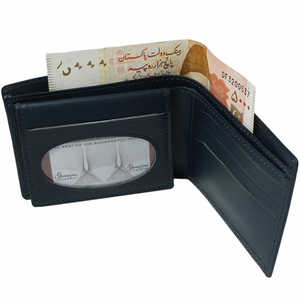 Nouveau portefeuille pour hommes à la mode Portefeuille court en cuir PU véritable Portefeuille léger en cuir Offre Spéciale à la mode - Product Image 2