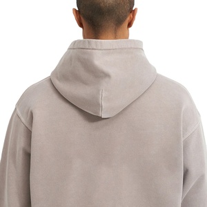 Sudadera con capucha lavada de algodón 100% personalizada de la mejor calidad, bolsillos de gran tamaño, Jersey funcional con hombros caídos, patrón estampado de peso pesado - Product Image 6