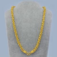 Chaîne en or de Dubaï plaqué or 24 carats de haute qualité, design mode, motif dragon, 8,0 mm, 23 pouces, pour homme, idéale pour les fêtes et comme cadeau de mariage