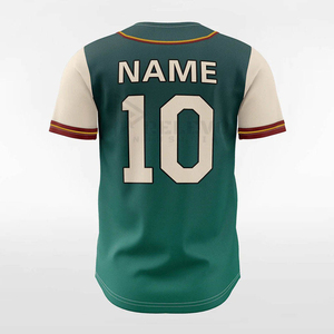 Custom Style Anti-Bacterial Flower Graffiti Pattern V-<b>neck</b> Baseball Jersey Men Embroidery/Printing Floral Custom Name Number <b>Fan</b> - Product Image 4