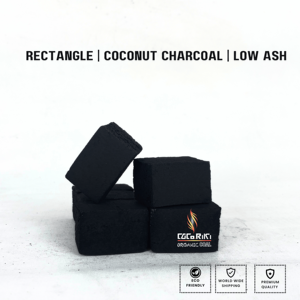 Nouvelles briquettes de charbon de bois noir indonésien de qualité supérieure en forme rectangulaire, coquille de noix de coco, narguilé, chicha, encens - Product Image 5