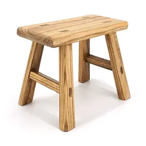 Delia mini stool children stool with solid wood material