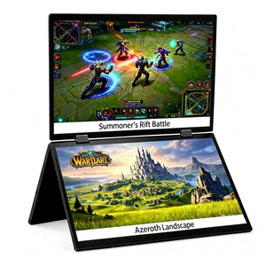 Écran LCD double 14 pouces rétroéclairé par LED, affichage 1080p, interface HD, moniteur triple portable pour <span class=keywords><strong>ordinateur</strong></span> portable - Product Image 3