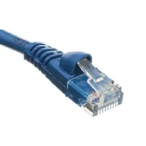批发以太网局域网电缆互联网计算机跳线Rj45 UTP CAT6 24AWG带蓝色