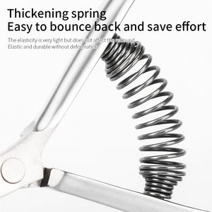 Pince à cuticules avec coupe-peau morte en acier inoxydable forgé à double ressort - Product Image 5