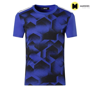 T-shirts en toile formels personnalisés pour hommes, impression numérique, effet vieilli, délavé à l'acide, coupe classique, écologiques, séchage rapide - Product Image 4