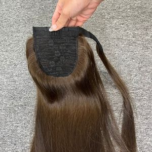 <b>Pony</b> Tail <b>Hair</b>, 100% Raw Virgin <b>Hair</b> Vietnamese Straight <b>Hair</b>, Human <b>Hair</b> <b>Extension</b> for Black Women - Product Image 3