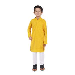 Ensemble Kurta pour garçons TRILOKI, vêtements ethniques traditionnels, rayonne noire, manches longues, imprimé pailleté, broderie à paillettes, Salwar pakistanais, indien - Product Image 2