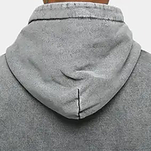 2025 nouveau Design haute qualité imperméable 430 grammes Polyester/coton lavé à l'acide à capuche Style Vintage haute rue série hiver vieux - Product Image 6