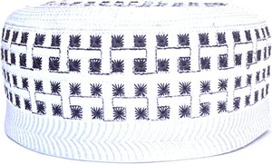 Kufi-gorro de calavera con bordado a mano para hombre y mujer, gorro de diseñador, color sólido, gorros de punto, gorrito de verano - Product Image 2