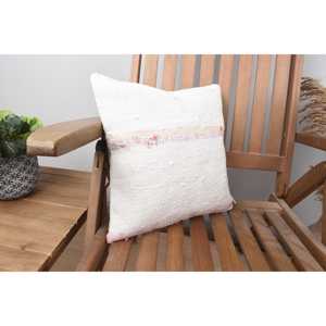 Kantha หมอนขนสัตว์งานเย็บปะสไตล์ชนบท14x14นิ้วผ้าปูที่นอนผ้านุ่มลายดอกไม้แนววินเทจสำหรับตกแต่งคริสต์มาส - Product Image 2