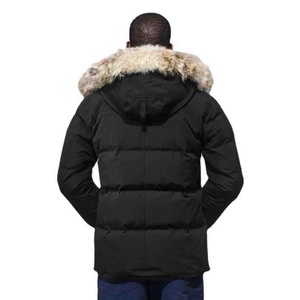 Chaqueta de plumón de pato para hombre, abrigo grueso con capucha para nieve de esquí cálido de invierno, chaqueta acolchada Parka - Product Image 2