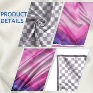 Latest Ultra Smooth Tailored Feel Ethnic Floral <b>Long</b> <b>Silk</b> <b>Scarf</b> for Women-Custom Design Luxury Daily Wear - Product Image 3