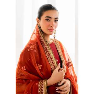 Conjunto de Traje de Chifón Bordado para Mujer SF-698 - Product Image 4