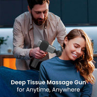 P6131 2025 Nouveaux produits Pistolet de massage de qualité supérieure Impression personnalisée Pistolet de massage à 16 têtes Professionnel des tissus profonds
