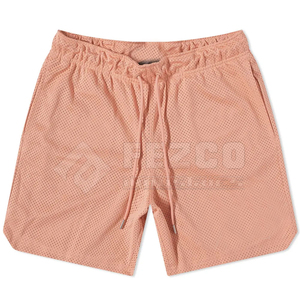 Logo personnalisé Short en maille de polyester 100% à taille haute pour hommes, vêtements confortables pour l'entraînement et la course à pied, style solide et décontracté - Product Image 1