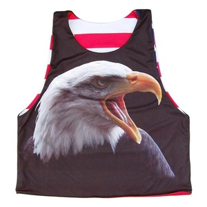 Chalecos personalizados de varios colores, de alta calidad, con tinta italiana importada, para jugador Lacrosse, Pinnies - Product Image 6