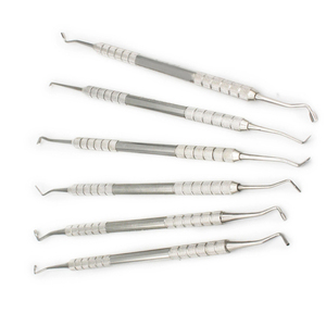 Venta al por mayor Dental Composite relleno Talladores Restauración Instrumentos de doble extremo Dental Composite relleno Talladores conjunto - Product Image 6