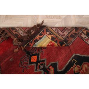 Rug, 5.6x10.7 ft Turkish Rug, <b>Red</b> Camouflage Rug <b>Wool</b> - Product Image 5