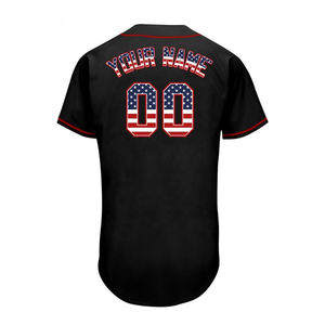 Chemise de Baseball de haute qualité, uniformes de Softball à séchage rapide, maillot d'équipe de Baseball personnalisé, maillot d'entraînement à col en v - Product Image 6