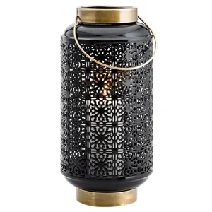 Porte-bougie rond en bambou fait main pour la décoration intérieure contemporaine, lanterne de Noël festive par Zahid Exports - Product Image 5