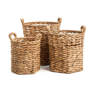 Hot Top Produit Jacinthe D'eau Panier De Rangement Décoration Personnaliser La Taille Organisation De Stockage À Domicile - Product Image 1