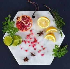 Planche à découper en bois classique, écologique et durable avec poignée en bois de manguier pour la cuisine, la découpe, le service au restaurant, décoration rustique - Product Image 5