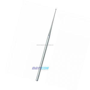 Orejeras quirúrgicas de acero inoxidable, curetas de oreja afiladas BUCK - Product Image 3