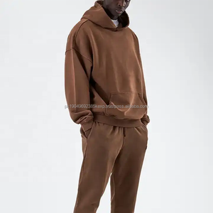 Sweats à capuche pour hommes personnalisés en gros, mode streetwear, impression et broderie de logo personnalisés, style décontracté, haute qualité, couleur unie - Product Image 5