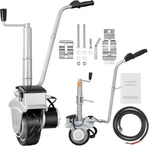 Cric électrique 12V 5000 lb 350W pour remorque, déplaceur de véhicule avec levage maximal - Product Image 5