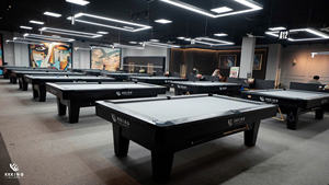 Marque personnalisée professionnelle de table de billard de surface d'ardoise de 9 pieds soutenue fabriquée au Vietnam - Product Image 4