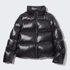 Veste d'hiver en duvet pour hommes de haute qualité, ultra légère, à capuche épaisse, col montant, coupe-vent chauffant brillant, revêtement design fin - Product Image 1