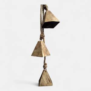 Carillon à vent Mango Gifts 4 clochettes 72 cm, décoration suspendue de style japonais, ornement de jardin intérieur en bronze et aluminium, petit MOQ, cadeau commémoratif - Product Image 6