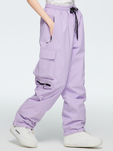 Nouveau pantalon de snowboard d'hiver pour adulte, chaud, imperméable, coupe-vent, grande taille, imprimé, ample, taille haute, cargo, écologique - Product Image 3