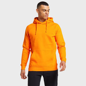 Sweat-shirt à capuche d'athlétisme personnalisé pour la course à pied gris blanc uni pour hommes, vêtements de sport, Sweat-shirt pour hommes - Product Image 3