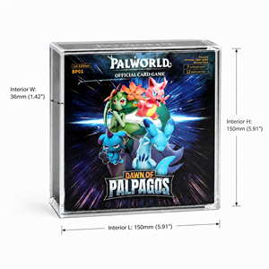 Caja de Sobres Palworld TCG <span class=keywords><strong>Dawn</strong></span> of Palpagos, Primera Edición en Inglés, Estuche de Almacenamiento y Exhibición, Directo de Fábrica, Estuche Acrílico de 5+8 mm - Product Image 2