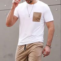 Conjunto de Verano para Hombre de Dos Piezas, Camisa de Manga Corta y Pantalones Cortos de Tejido de Punto de Algodón/Poliéster, Personalizado con Impresión por Transferencia de Calor, Secado Rápido