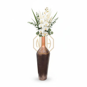 Iron Flower <b>Vase</b> Coastal Antique Tall Metal Design <b>Decorative</b> <b>Vase</b> Factory Direct Wholesale - Product Image 1