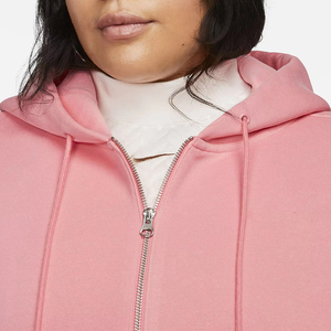 Nueva moda suave Vintage casual streetwear Drop Shoulder figuras transpirables Eco friendly sudaderas de punto Zip up Hoodie para mujeres - Product Image 5