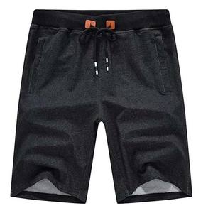 Shorts de sport pour hommes 2025 à taille élastique, 100 % coton, sur mesure, prix de gros, pour le jogging, couleur unie, haute qualité - Product Image 5