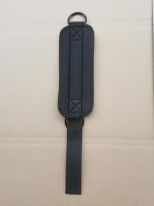 Leather Door Frame Foot Pedal Professional Protection Breathable Adjustable Unisex Ankle Straps for <b>Cable</b> Machines Training - Product Image 3